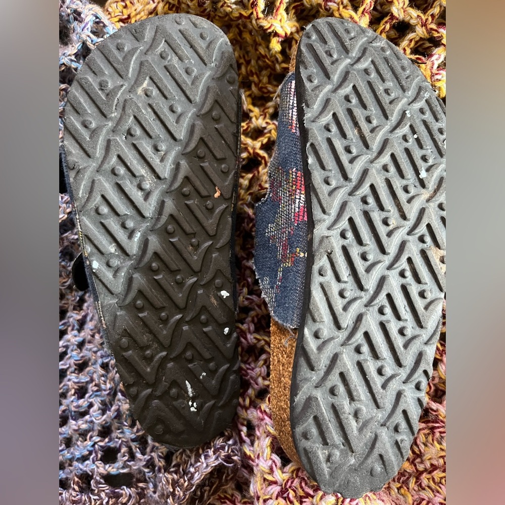 VIKING Kids Banff Slip-On Slides in Geo Denim - Picture 5 of 5